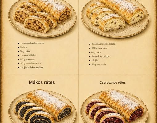 A legjobb házi készítésű rétesek